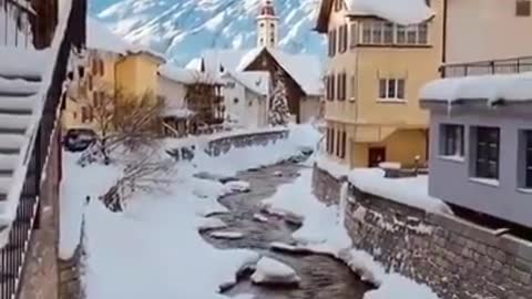 Free Stock Video For Everyone No Money - Winter In Switzerland