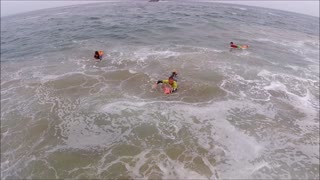 Renaca surfing beach in Chile