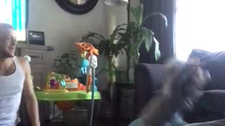 Adorable Silly Moment Between Dad and Daughter