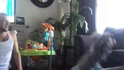 Adorable Silly Moment Between Dad and Daughter