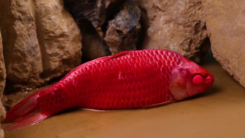 Satisfying Video Stop Motion ASMR | Colorful Carp Betrayed Family Primitive Cooking Experiment Fun 1