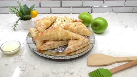 Desserts | Cookery | Easy Apple Turnovers Recipe | How to Make Apple Turnovers for Beginners