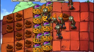 Plants vs Zombies Aventura Tejado Nivel 5 5