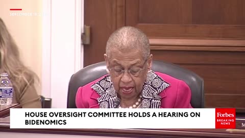 Look At Where We Are Now- Eleanor Holmes Norton Commends Bidenomics Policy