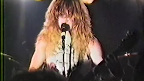 Megadeth Live Concert Detroit 1986