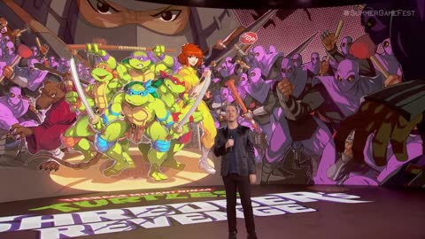 Summer Game Fest Teenage Mutant Ninja Turtles Shredder's Revenge World Premiere Trailer with Casey