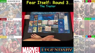 Marvel Legendary Deck Building Game, Solo Play. Fear Itself, Round 3...