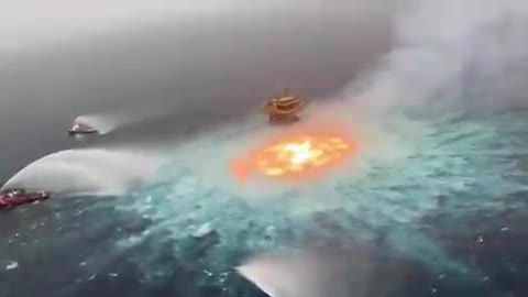 The Ocean Is On Fire In The Gulf Of Mexico