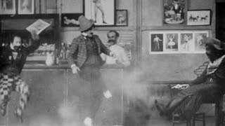 Alphonse & Gaston Take A Dancing Lesson (1903 Original Black & White Film)