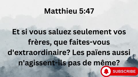 "Le Sermon sur la Montagne : Les Béatitudes et Enseignements de Jésus" Matthieu 5:1-48.