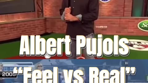 Albert Pujols preaches “knob to the ball”