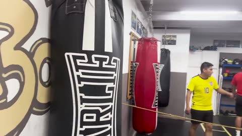 Tom Aspinall's boxing training
