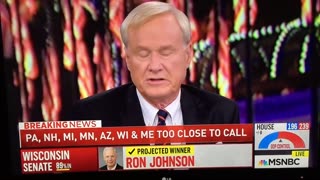 Chris Matthews: MSNBC 2016 Presidential Election Night Melt Down