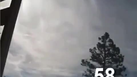 Chemtrail time lapse.