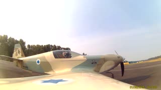 Fly by Heritage Flight Museum, plane on display
