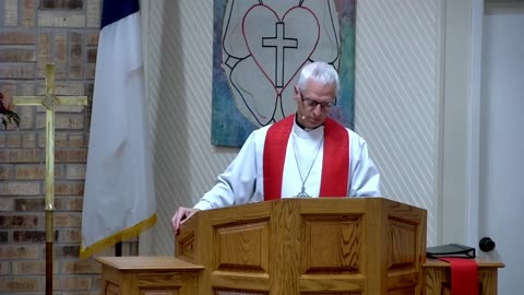 Sermon for Reformation, 10/29/23, Victory in Christ Lutheran Church, Newark, TX