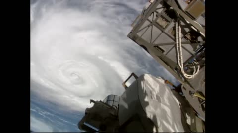 "Stunning View of Hurricane Franklin from the International Space Station"