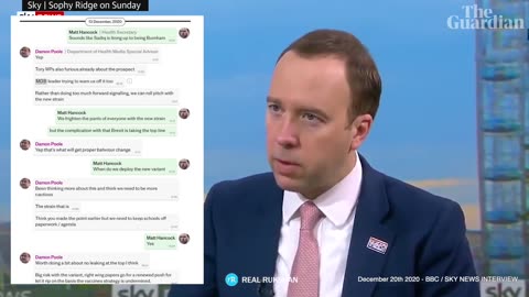 LEAKED MESSAGES EXPOSE FORMER UK HEALTH SECRETARY MATT HANCOCK