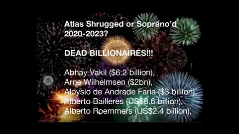 Dead Billionaires- SCORCHED EARTH! Epstein List Exposed On MSM