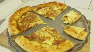 pizza with milk and cheese - pica sa mlekom i sirom