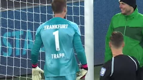 nothing gets past kevin Trapp a good show of super-body strength as well