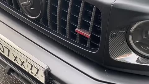 G Wagon with fully exposed carbon fibre #cars #car #black #tinted #gwagon #gclass #g63amg #carbon