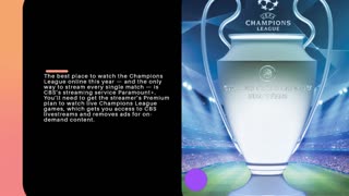 UEFA Champions League Livestream: How to Watch the Soccer Tournament Online