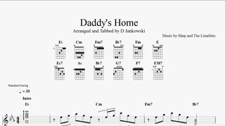 How to play Daddy's Home on guitar