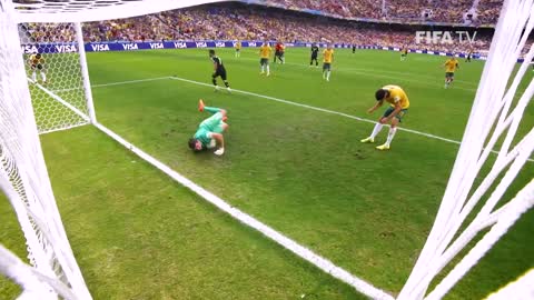 David Villa goal vs Australia ALL THE ANGLES 2014 FIFA World Cup
