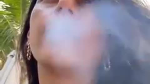 Mia Khalifa Smoking