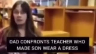 Grandfather CONFRONTS Teacher On Dressing Grandson In Girl Clothes