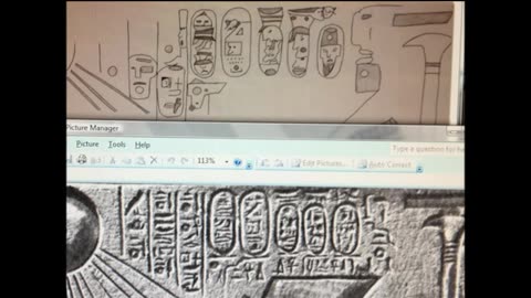 Obama Prince William Mark Of The Beast NWO On Akhenaten Hieroglyphs
