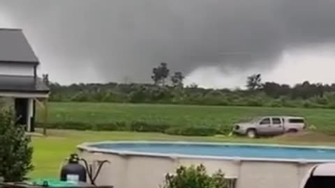 Tornado near the Pender/Sampson County line near US Hwy 421 in NC.