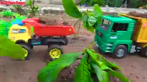 Excavator rescue truck accident