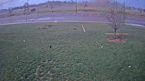 School surveillance video from April 2022 tornado in Andover, KS