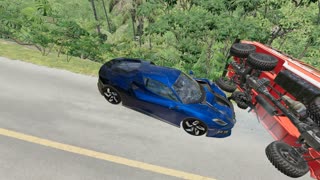 Obstacle on the road #14 - BeamNG Drive | World BeamNG Drive