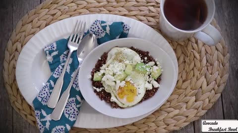 Avocado Breakfast Bowl