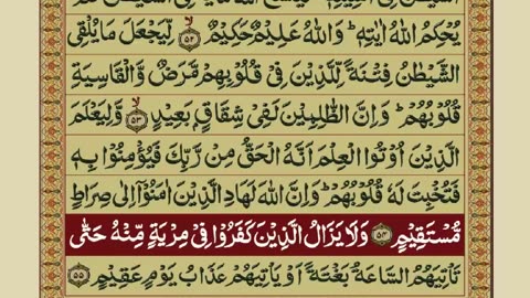 Quran Para 17/30 with Urdu Translation