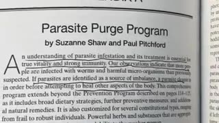 Parasite purge