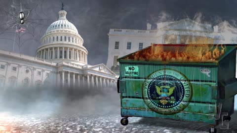 Political Dumpster Fire Background