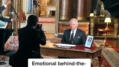 Emotional behind-thescenes of King Charles' first address as King