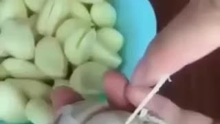 Super Fast Way To Peel Garlic