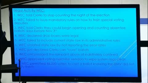 How WEC Violated The Wisconsin Election Law