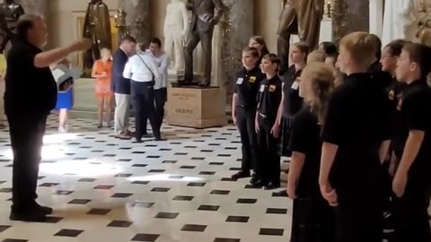 Capitol Police Halt Youth Performance of 'Star-Spangled Banner'