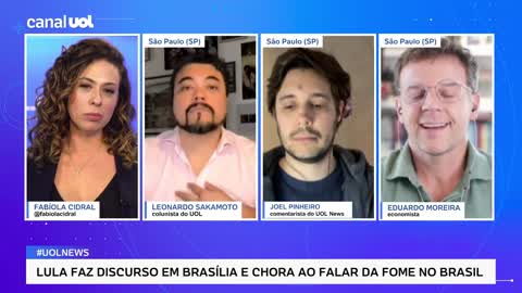 Lula tem choro genuíno de quem sempre teve preocupação com a fome, diz ex-banqueiro Eduardo Moreira