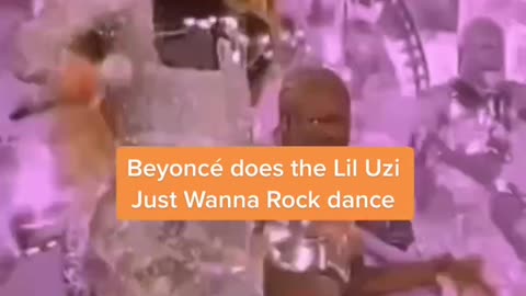 Beyoncé does the Lil Uzi Just Wanna Rock dance