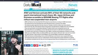 Airlines Cancel Flights Over 5G Rollout, Green New Deal Or Great Reset, Airlines Are COLLAPSING