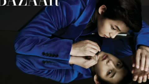 Song Joong Ki shows manly charms for Harper’s Bazaar