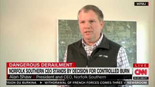 Norfolk Southern CEO: “I think we did what we needed to do in order to prevent an uncontrolled explosion.”