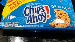 Eating Nabisco Family Size Chips Ahoy! Real Chocolate Chip Cookies, Dbn, MI, 10/3/23